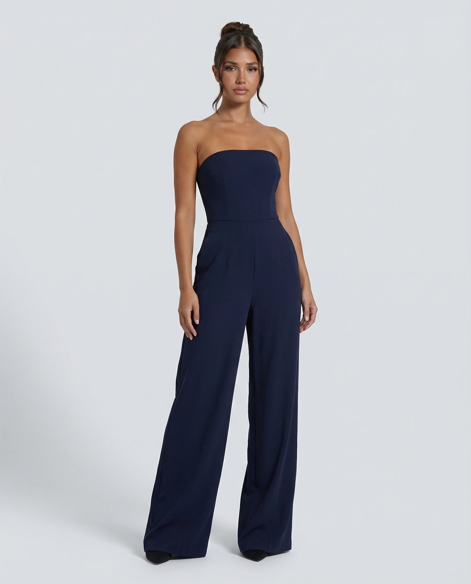 Manon | Strapless Wide Leg Jumpsuit For Wedding Guest & Events