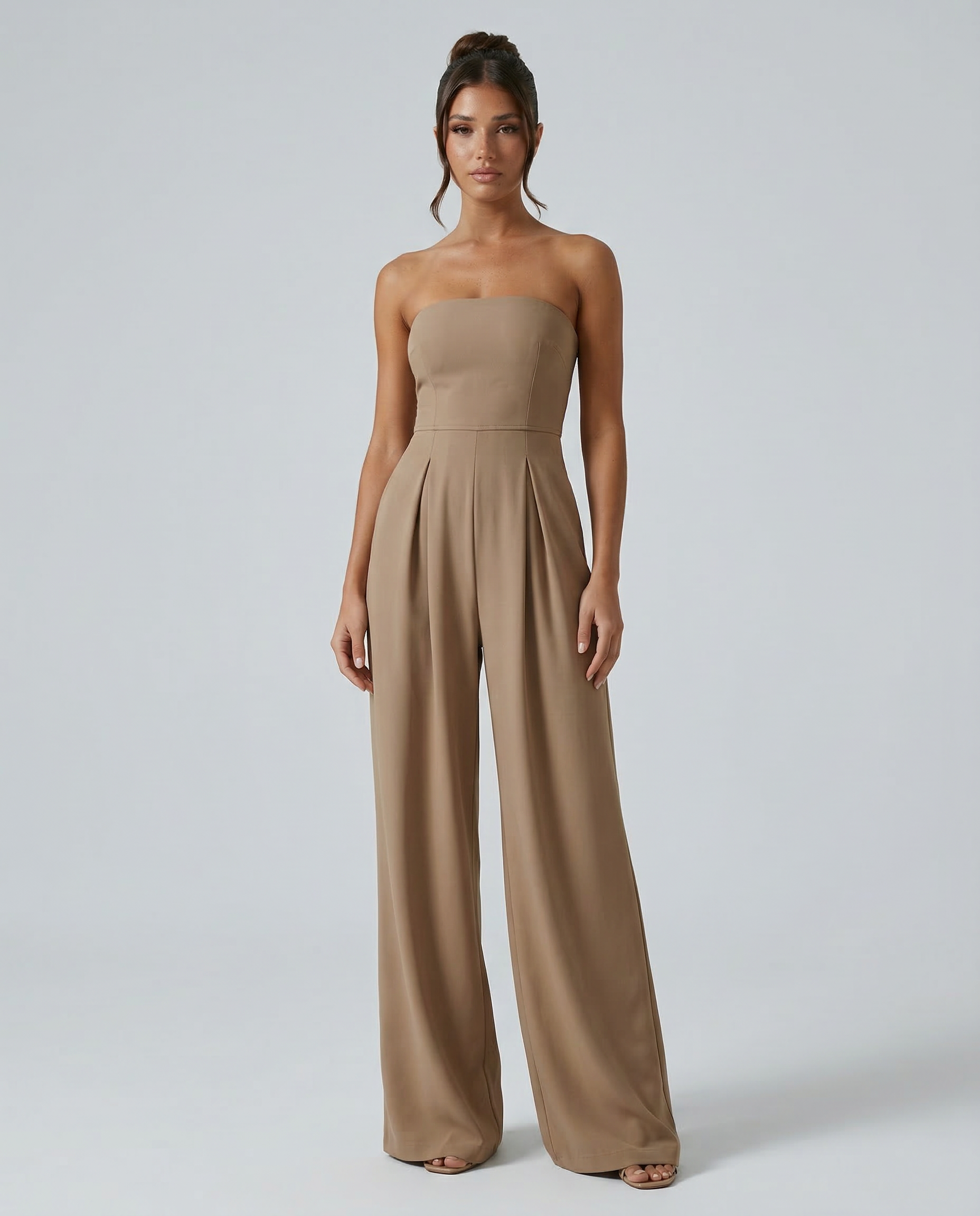 Manon | Strapless Wide Leg Jumpsuit For Wedding Guest & Events