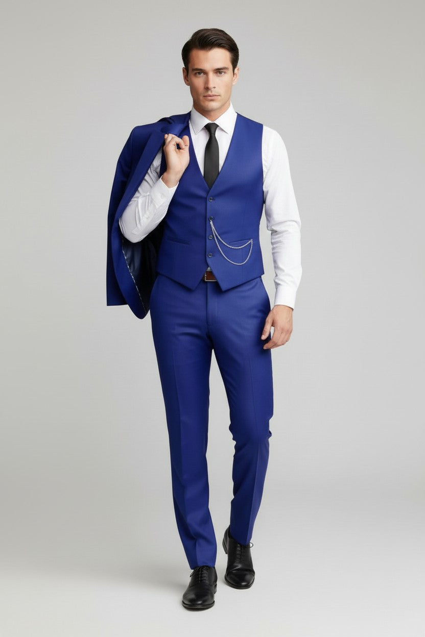 Rafferty | Men 3-Piece Tailored Wedding Suit Single Breasted Formal