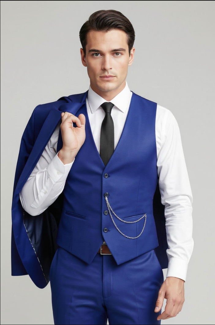 Rafferty | Men 3-Piece Tailored Wedding Suit Single Breasted Formal