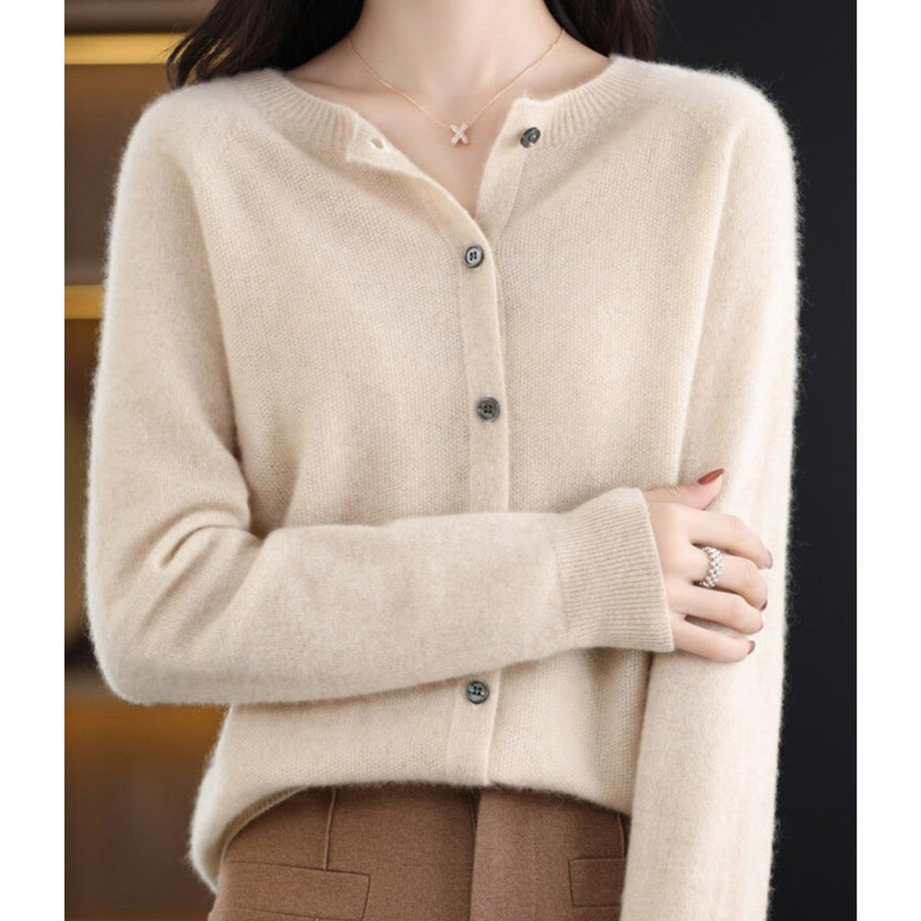 Felicity | Women's Cashmere V-Neck Cardigan for Work & Weekend