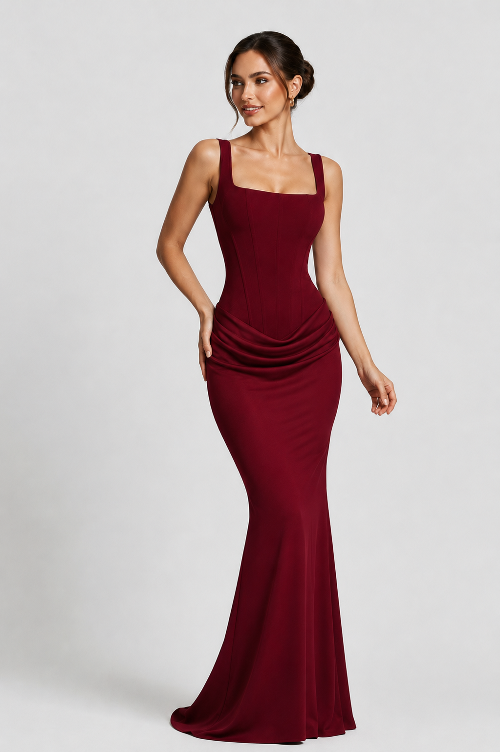 Eloise | Formal Corset Pleated Maxi Dresses For Women