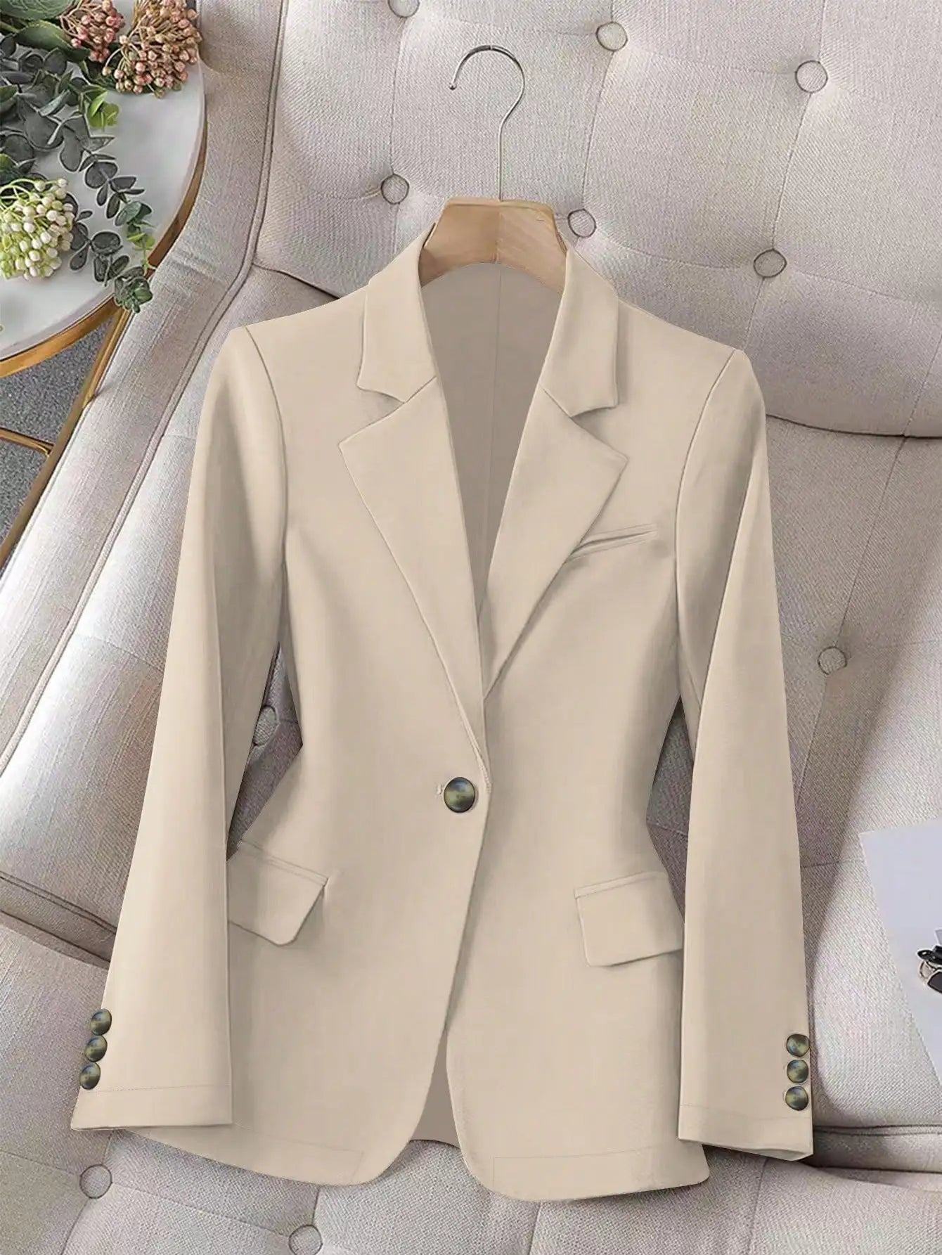 Arabella | Womens Black Blazer Jacket Tailored Office Casual