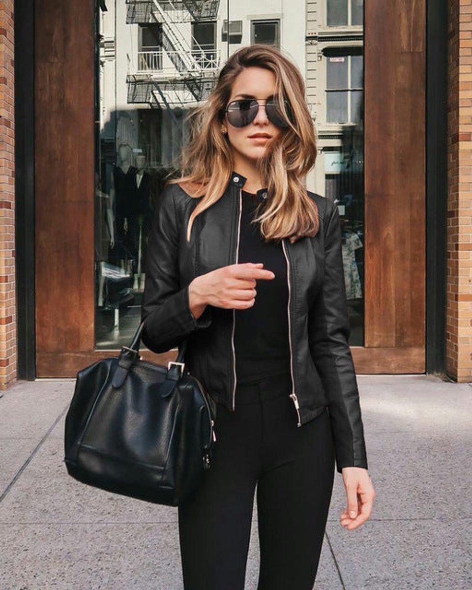 Bryony | Women's Faux Leather Jacket for City & Weekend Style