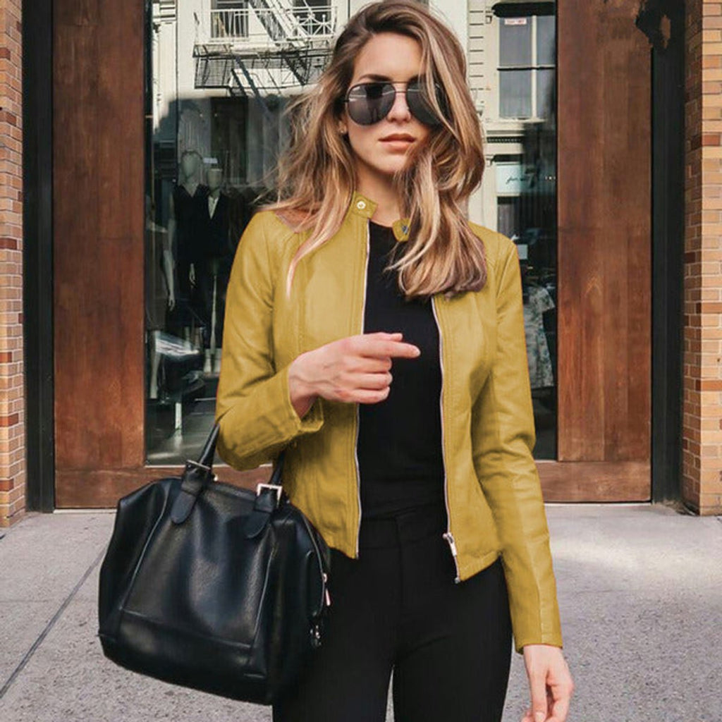 Bryony | Women's Faux Leather Jacket for City & Weekend Style