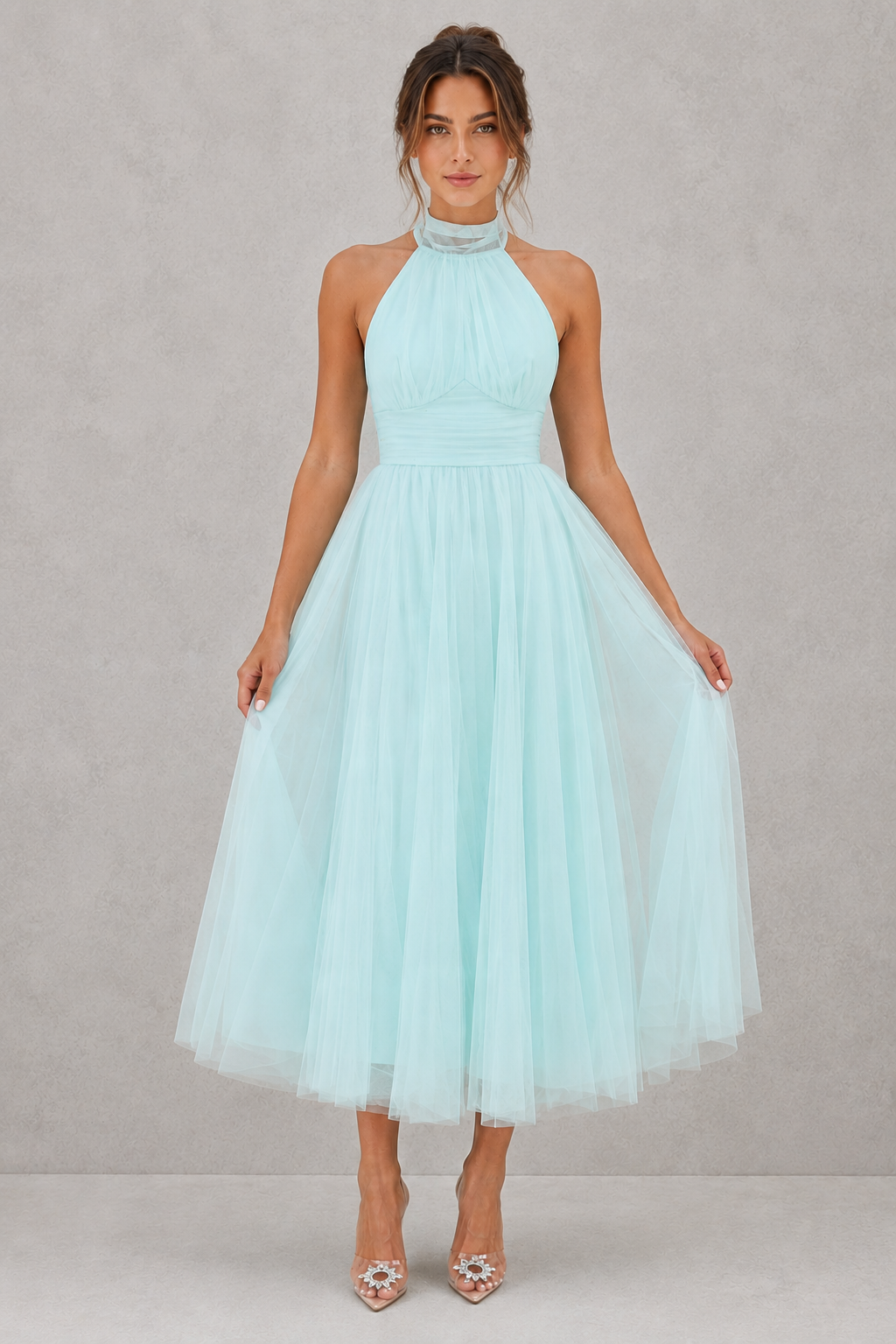 Helena | Evening Dresses For Women Tulle Midi Occasion Dress