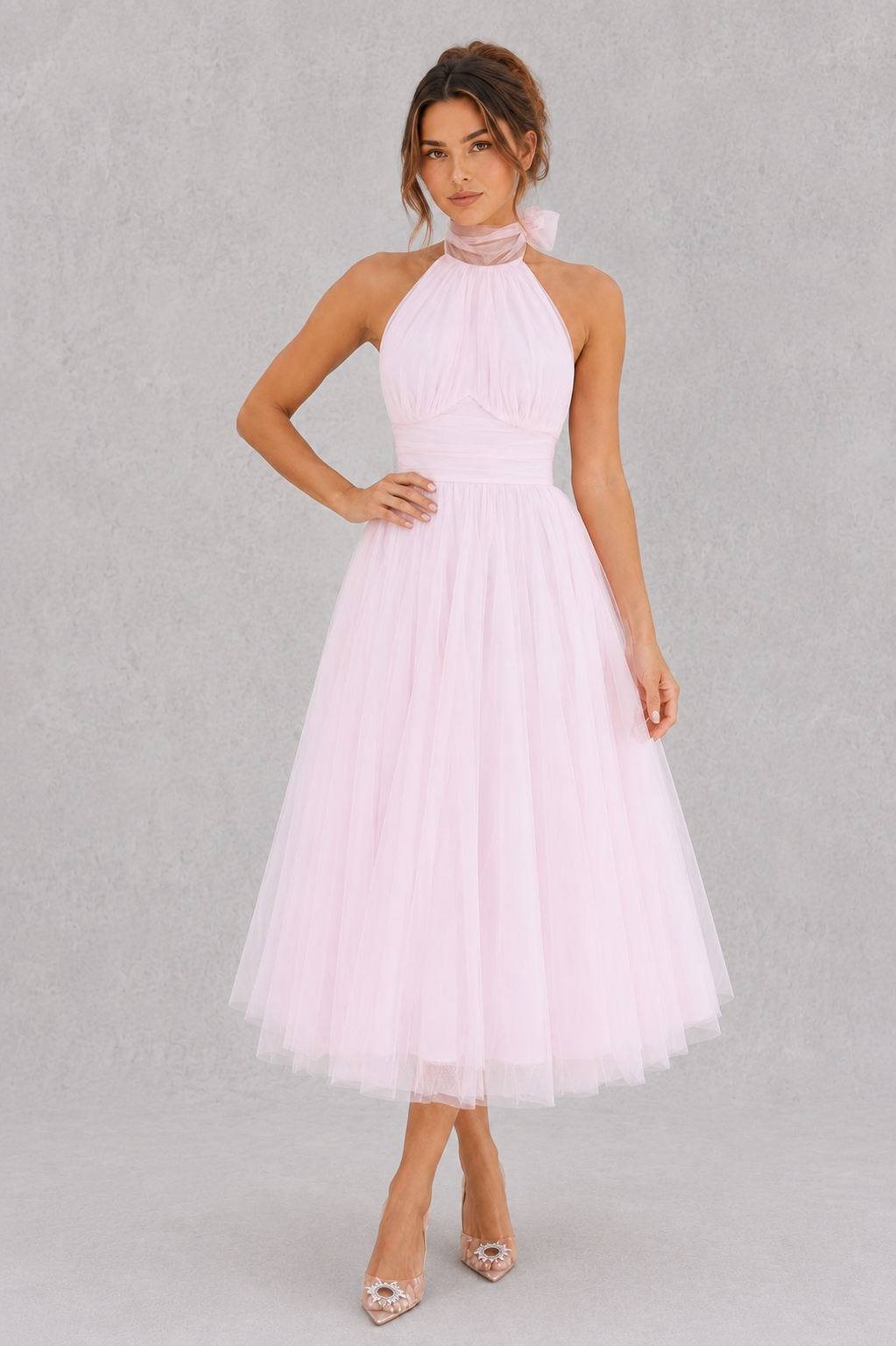 Helena | Evening Dresses For Women Tulle Midi Occasion Dress