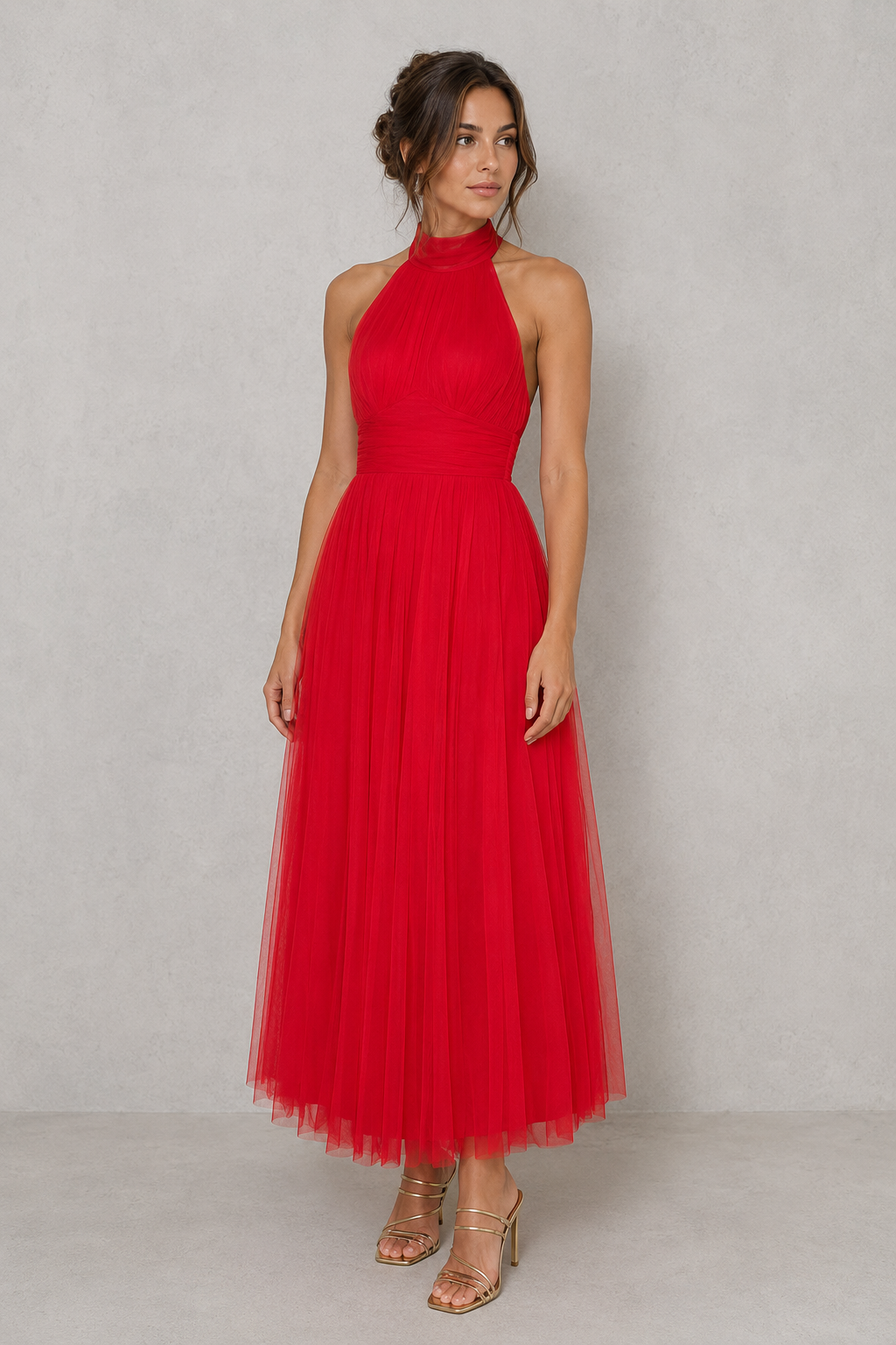 Helena | Evening Dresses For Women Tulle Midi Occasion Dress