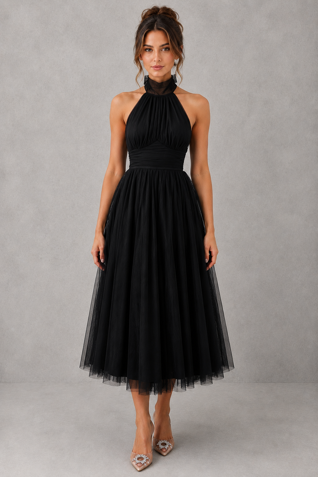 Helena | Evening Dresses For Women Tulle Midi Occasion Dress