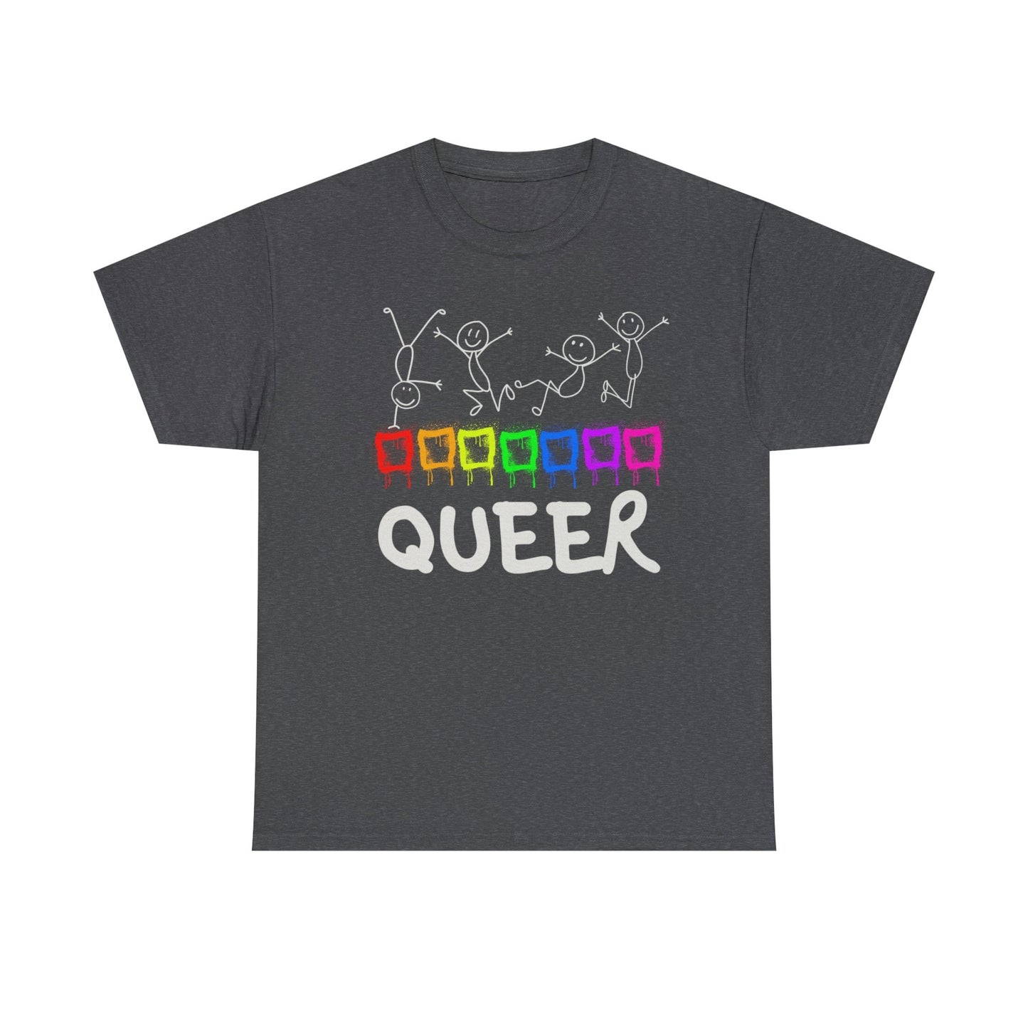 Queer Pride Festival T-shirt,  Love is Love, Pride Month gift, Rainbow graffiti, gift for Lesbian and Gay, Trendy Urban Clubbing Style