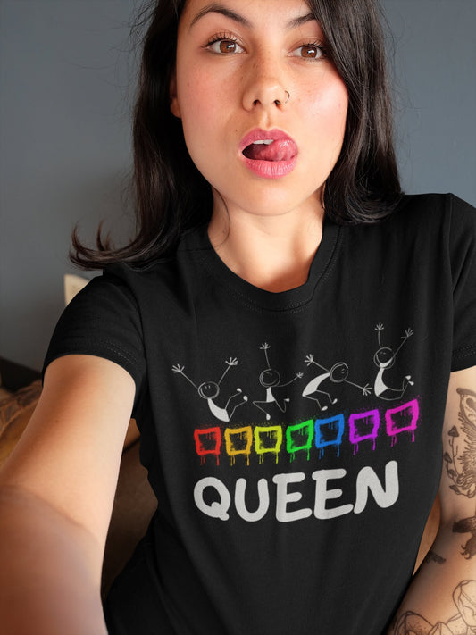 Sexy Pride Festival, Gay Queen T-Shirt, London Pride, love is love, bisexual tshirt, Lesbian pride month, Rainbow Love