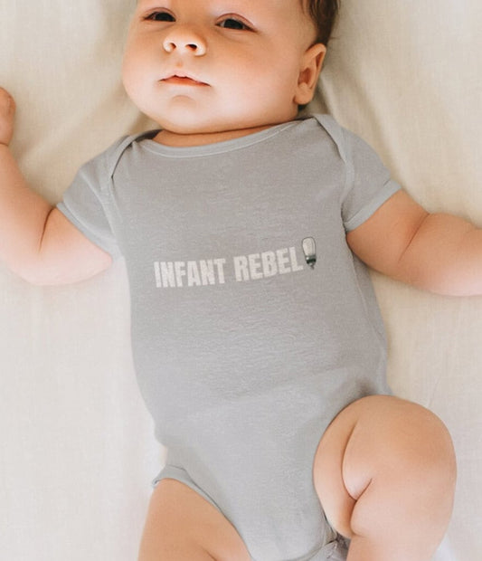 Designer Baby - Infant Rebel, One-piece Baby Suit, Baby Shower Gift, Cute Baby Romper, Standout Design, Cool Hipster Baby, gift for new mom,