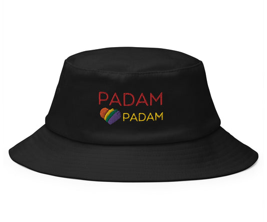 Padam Padam Old School Bucket Hat, Pride Month Fashion, gift for Kylie Minogue Fans, Summer Festival Hat, Rave Party Bucket Hat, gay fashion