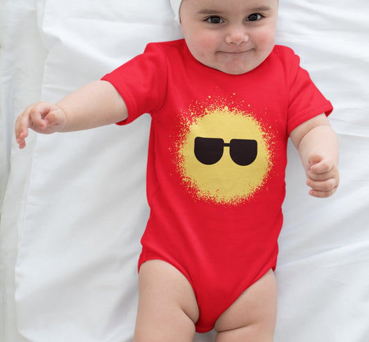 Designer Baby, Cool Sun, One-piece Baby Suit, Baby Shower Gift, Cute Baby Romper, Standout Design, Cool Hipster Baby, gift for new mom,