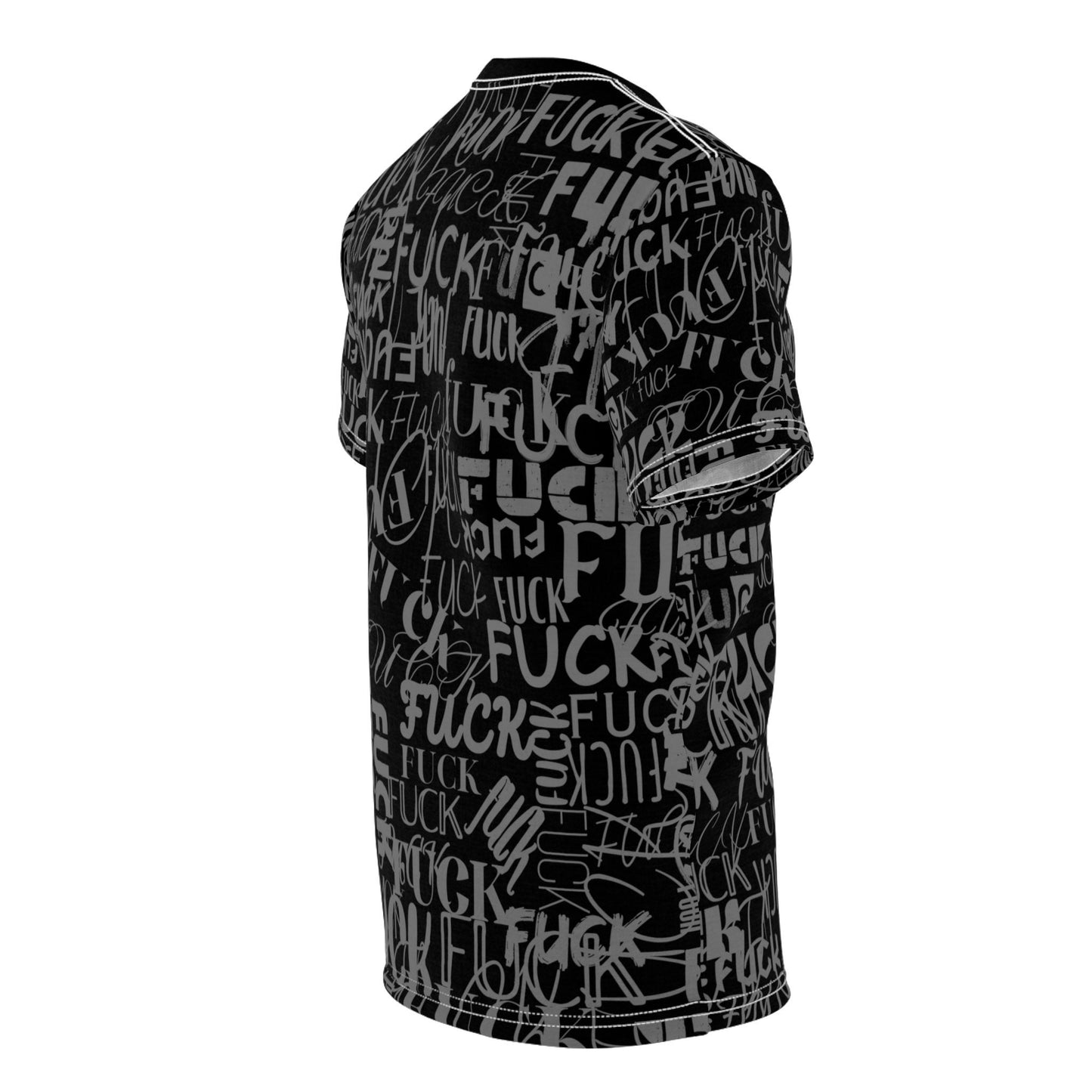 FCK - Trendy Fuck Shirt, Rude Word Tee, Cool Student Tshirt, Gamers T-shirt gift, Streetwear Fashion, Funky Black Grey, boyfriend unisex fit