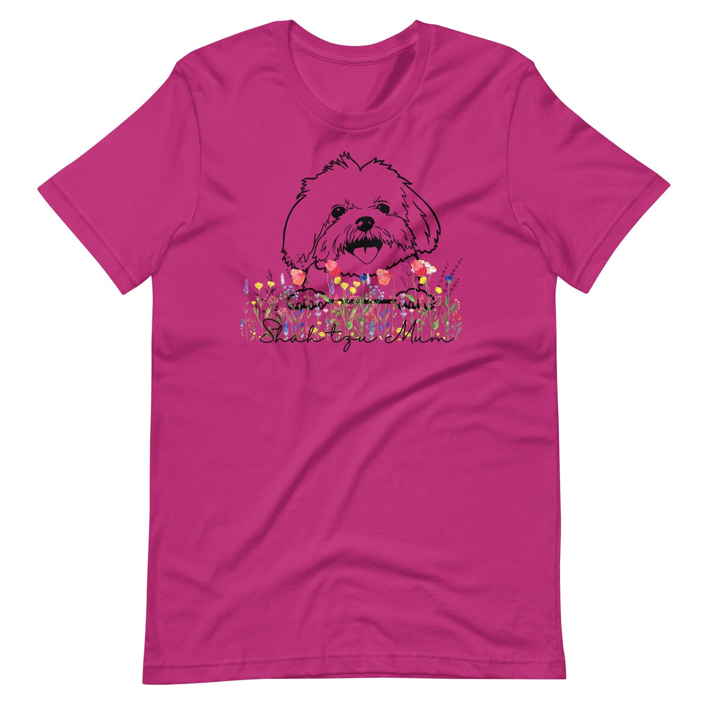 Shih tzu Mama dog t-shirt, gift for Dog Loving, Dog Moms, Dog Dads, and Dog Walkers - Worldwide Shipping