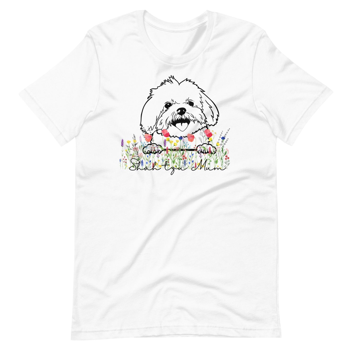 Shih tzu Mama dog t-shirt, gift for Dog Loving, Dog Moms, Dog Dads, and Dog Walkers - Worldwide Shipping