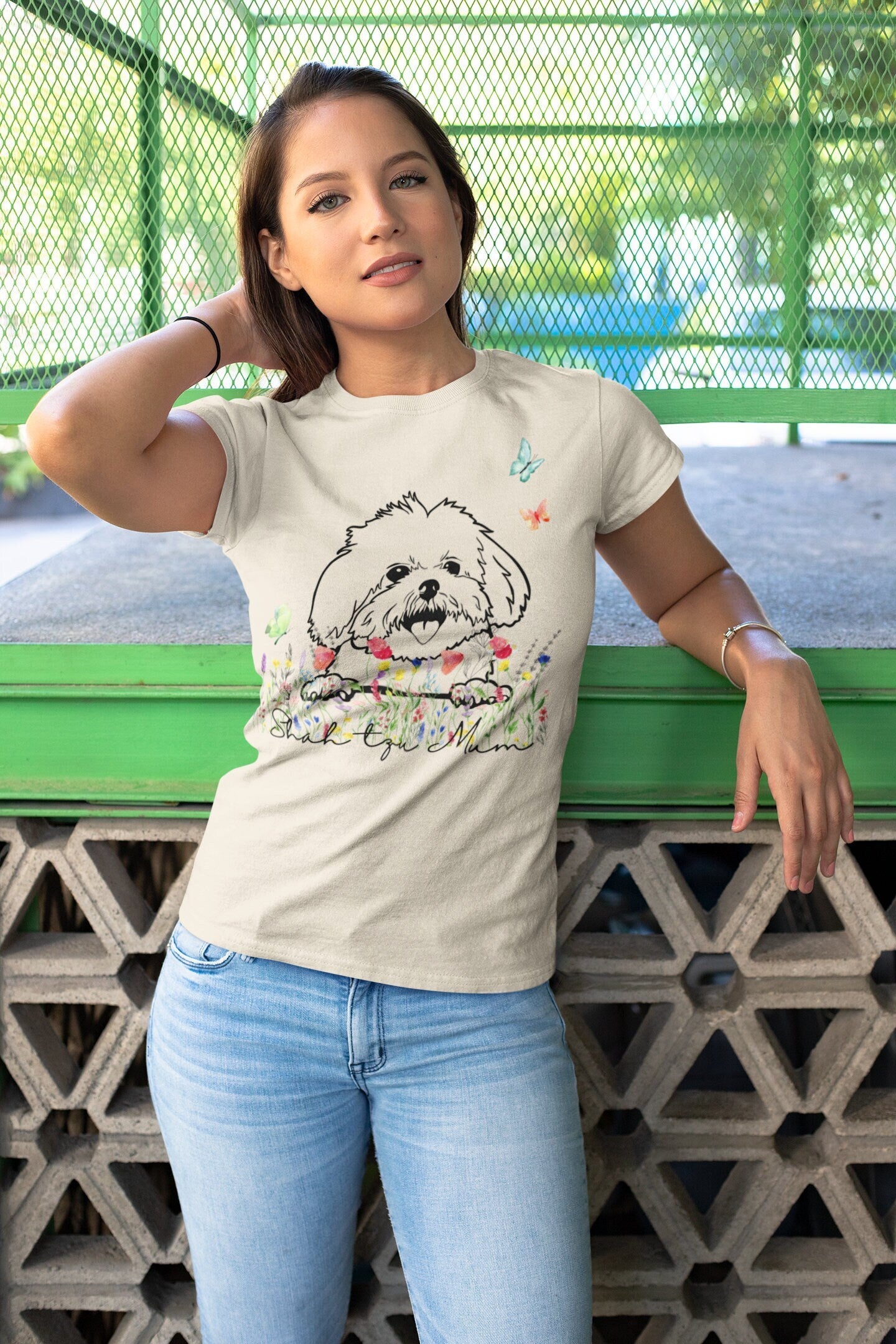 Shih tzu Mama dog t-shirt, gift for Dog Loving, Dog Moms, Dog Dads, and Dog Walkers - Worldwide Shipping