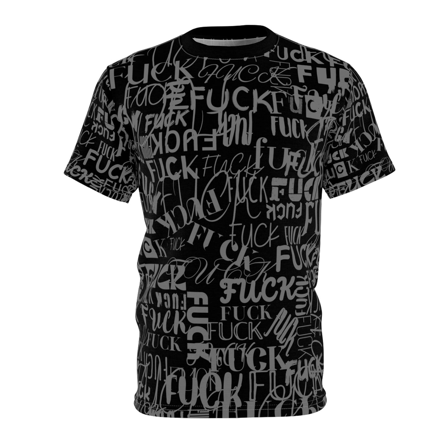 FCK - Trendy Fuck Shirt, Rude Word Tee, Cool Student Tshirt, Gamers T-shirt gift, Streetwear Fashion, Funky Black Grey, boyfriend unisex fit