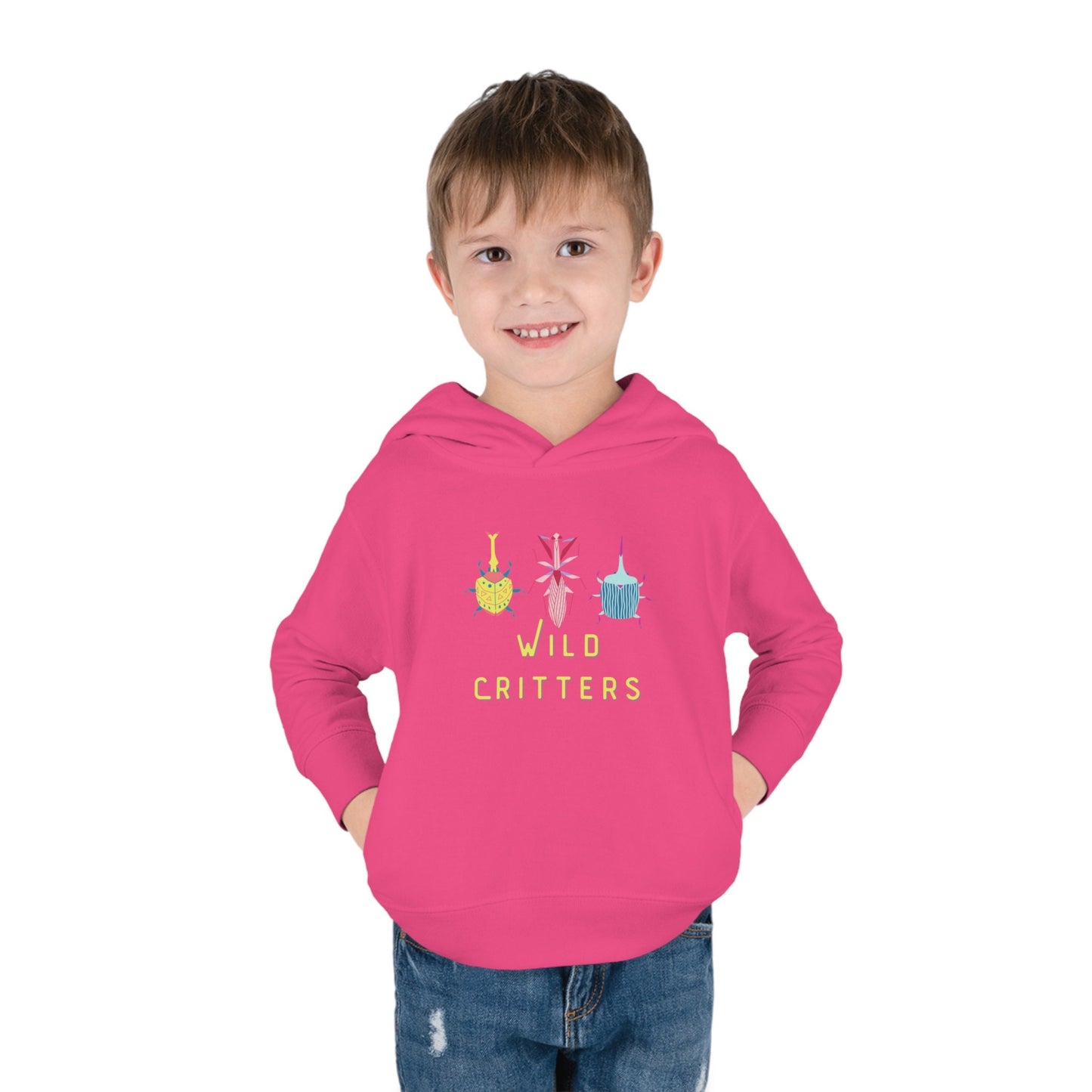 Cozy Toddler Hoodie, Cute Wild Critter Design, Bug Hunter, Baby Girl Pullover, Boy Fleece Hoodie, Back To Nursery, Back to School Hoodie